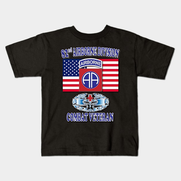 82nd Airborne Combat Medic- Veteran Kids T-Shirt by Relaxed Lifestyle Products